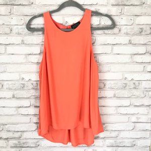 Astr Pleated Back Tank Blouse